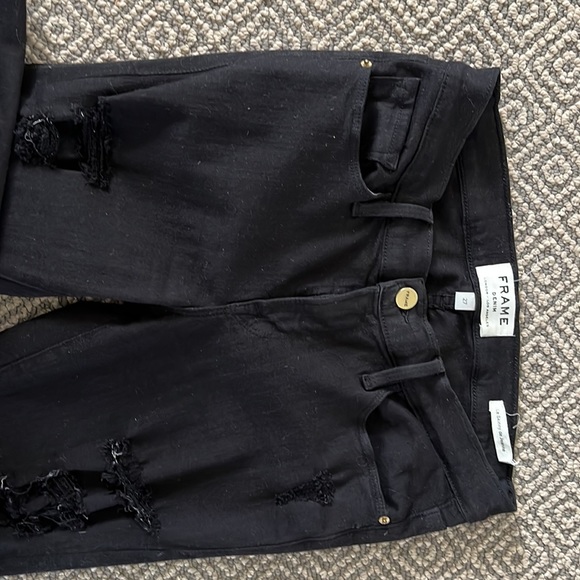 Skinny Frame Ripped Jeans - Picture 2 of 4